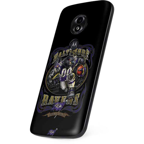 Liquid Blue NFL Baltimore Ravens Running Back Moto E5 Play Skin